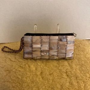 Handmade horn and spun silk wristlet